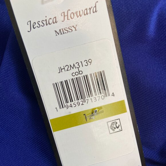 Jessica Howard Women's Sleeveless Crepe Midi Mock Neck Dress - Picture 6 of 7